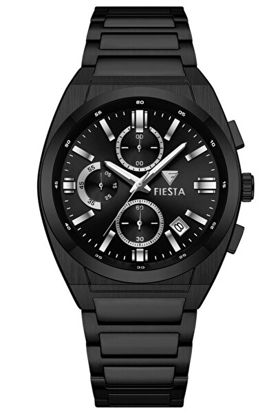 Fiesta ساعة يد رجالية F25012M بسوار معدني