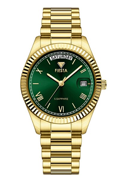 Fiesta ساعة يد نسائية F21077L بحزام فولاذي