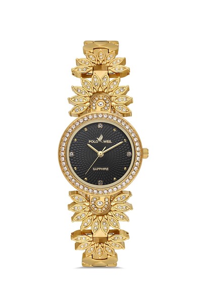 Polo Weil ساعة يد نسائية PL001L بحزام فولاذي