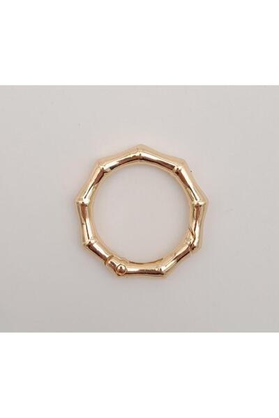 angel çanta aksesuar Δαχτυλίδι με τετράγωνο τόξο σε ανοιχτό χρυσό χρώμα, 1 τε...