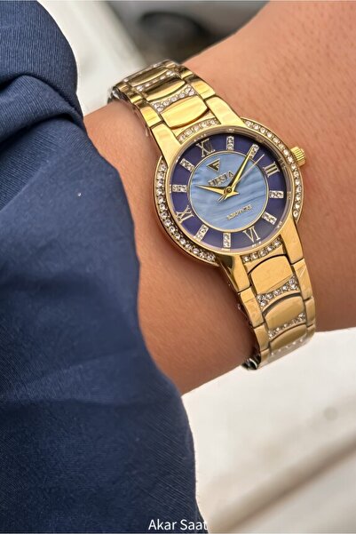 Fiesta ساعة يد نسائية F24099L بسوار معدني