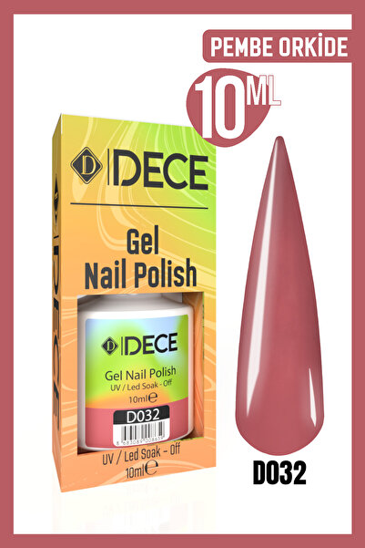 d dece Kalıcı Oje UV LED D032 (ARA RENKLER) 10ml