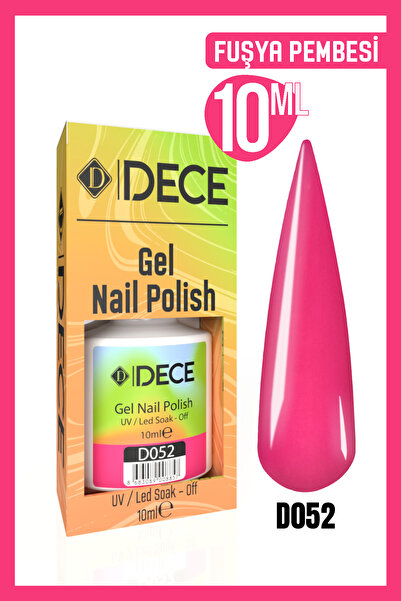 d dece Kalıcı Oje UV LED D052 (PEMBE SERİSİ) 10ml