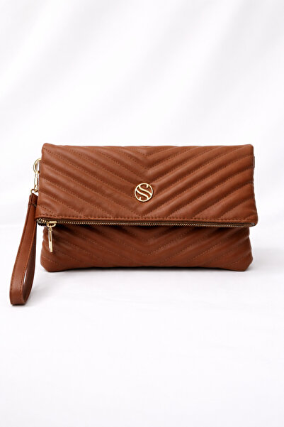 Sanmorris Γυναικεία τσάντα χιαστί με μαγνήτη και φερμουάρ, με καπιτονέ σχέδιο...