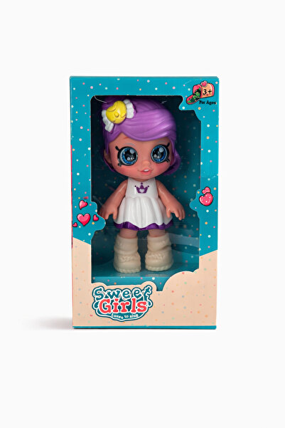 Toyx Şeker Kız Oyuncak Bebek Büyük Gözlü Mini Bebek 3+ Yaş Sevimli Bebek