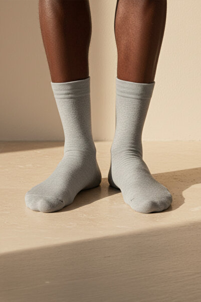 Katia&Bony Ανδρικές οικογενειακές κάλτσες γκρι Melange