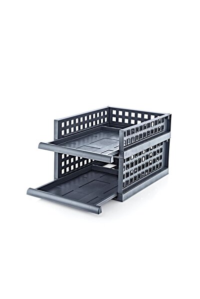 Smartware مجموعة رف ذكي ماكسي ميدي أنثراسيت