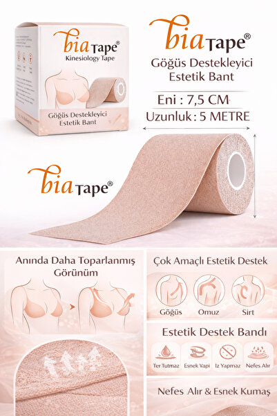 BiaTape Bandă de susținere și modelare a bustului, corector pentru urmele de ...