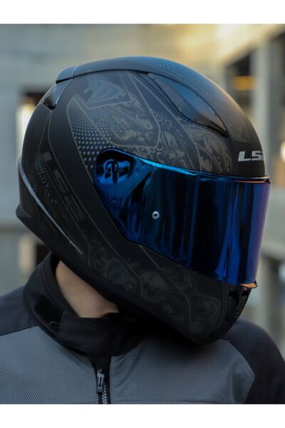 LS2 Rapıd 2 Crypt Kapalı Kask Mat Siyah