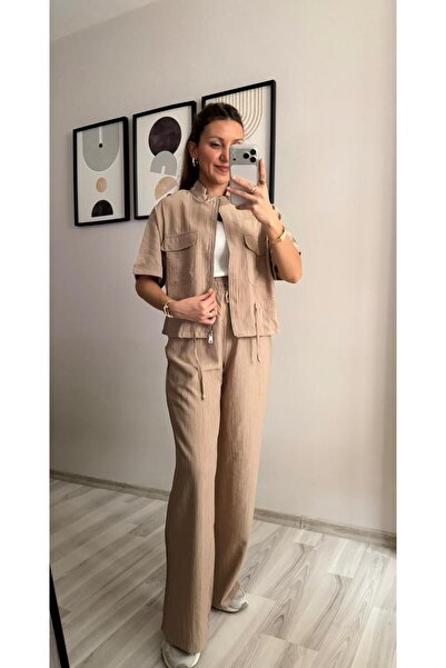 İNVİSUS Short Sleeve Jacket and Pants Set