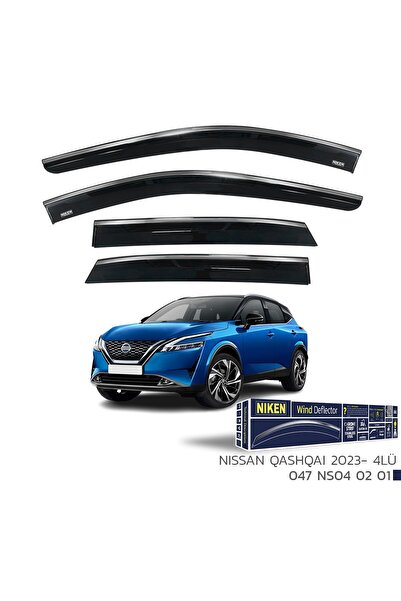 Niken Nissan qashqai cam rüzgarlığı kromlu 2021+