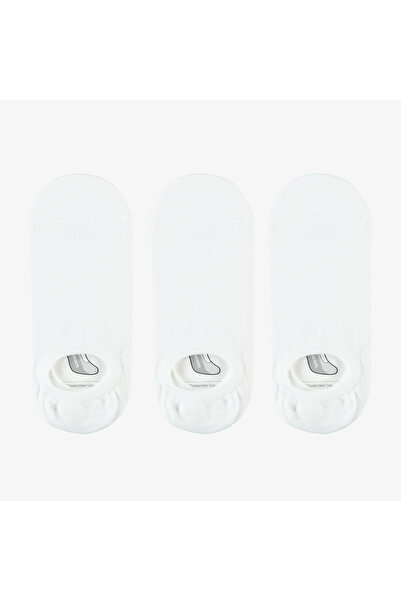 Lacoste Unisex 3'lü Beyaz Çorap