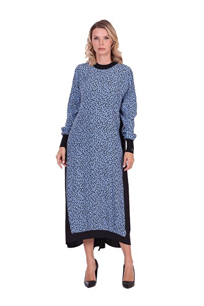 Invee فستان رائع باللون الأزرق