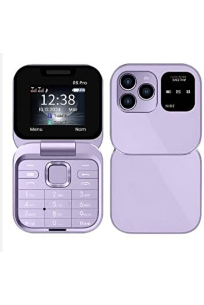 SOYES هاتف i16 Pro القابل للطي مزود بكاميرا ثلاثية، وشاشة 2.4 بوصة، وتصميم بش...