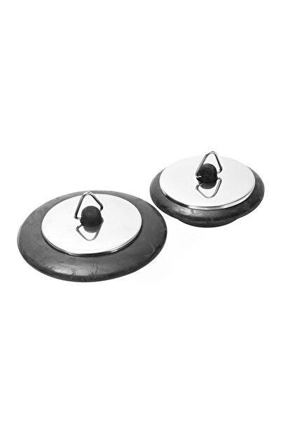 Lawazim 2PCS Plastic Sink Plug Set with Pull Ring - Flexible Sink Drain Stoppers