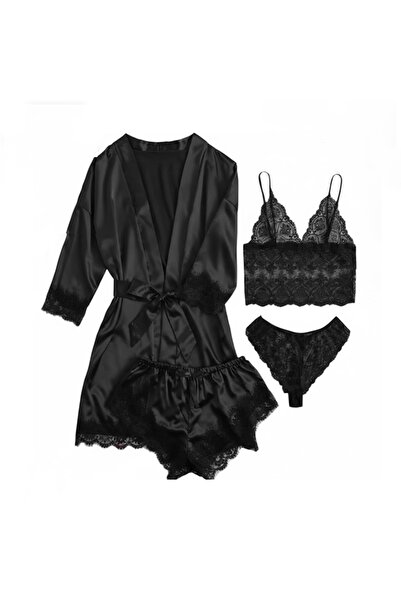 FASHION Silk Satin Comfy Nightwear Set for Women