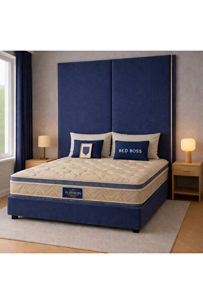 BedBoss Luxury Bed Headboard with Modern Design Bed Base Height 300cm