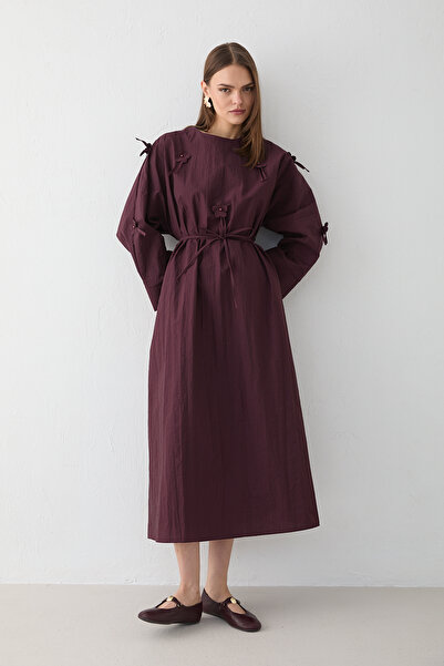 Melike Tatar Çiçek Detaylı Elbise 32-2669