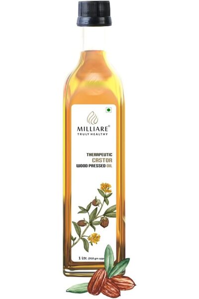 Milliare Therapeutic Castor Wood Pressed Oil - 100% Pure and Natural