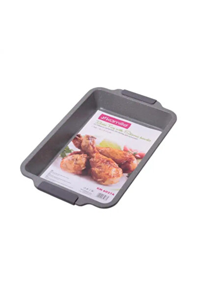 Kamille baking tray, 46x30x6 cm, marble coating, two colors available