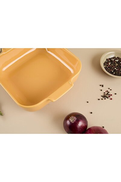 Aryıldız Elissa Oven Dish Square 28cm Yellow