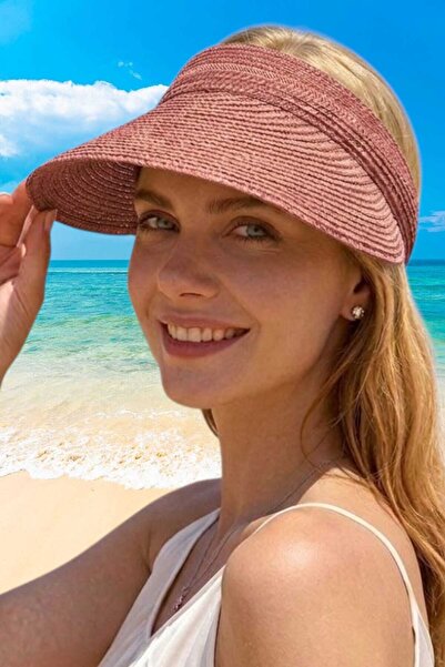 Mood Agenda Γυναικείο καλοκαιρινό ψάθινο καπέλο με φαρδύ γείσο, αναδιπλούμενο...