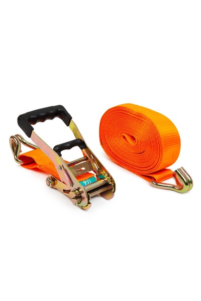 MNC Chinga ancorare cu clichet 6 m, 50 mm, 2500 kg, curea fixare marfa, ratch...