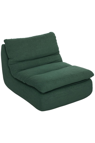 OEM Modern Re-Bloom Armchair, Polyester/Foam, Green, 82 x 103 x 75 cm
