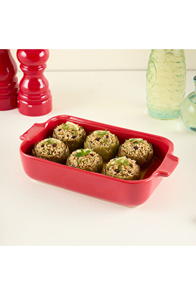 Aryıldız Elissa Dikdörtgen Fırın Kabı Kırmızı 23 cm