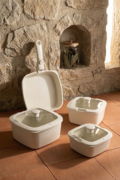 ACAR Ultimate Pro 8 Piece Square Cookware Set