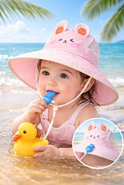 Wearflawless قبعة شاطئية قابلة للتعديل للأطفال، قبعة بحر للأطفال، قبعة واقية ...