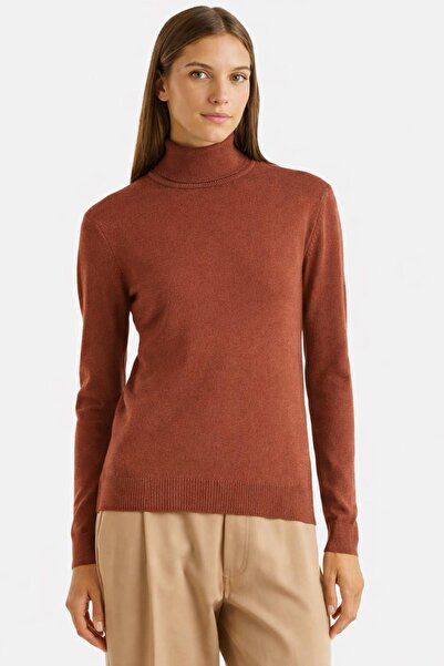 United Colors of Benetton High Collar 100% Merino Sweater Model Code: 1002D23...