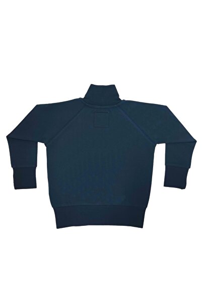 OrganicKid Basic Çocuk Lacivert Sweatshirt