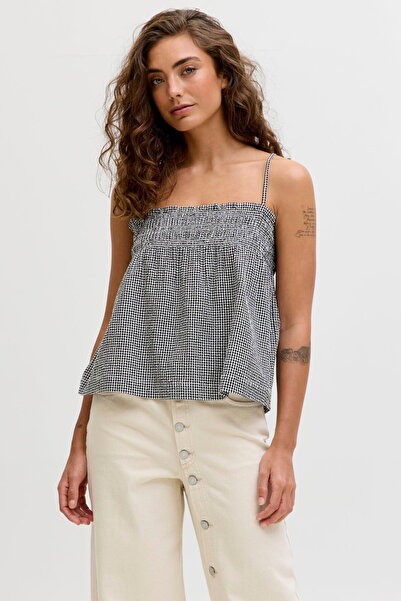 Jack & Jones Γυναικεία Αμάνικη Μπλούζα με Τετράγωνο Γιακά - Zoe