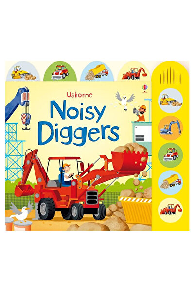 Usborne Sensory book with sounds, NOISY DIGGERS, Usborne, + 6 months