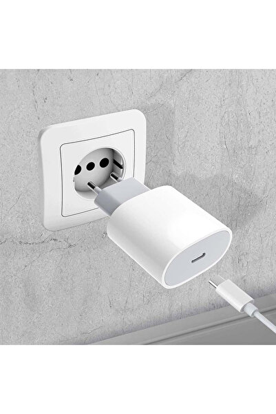 wiks 35W Hızlı Şarj Adaptörü + Hasır Sarım Type-C Kablo | PD Destekli Güçlü ve Kompakt Şarj Aleti