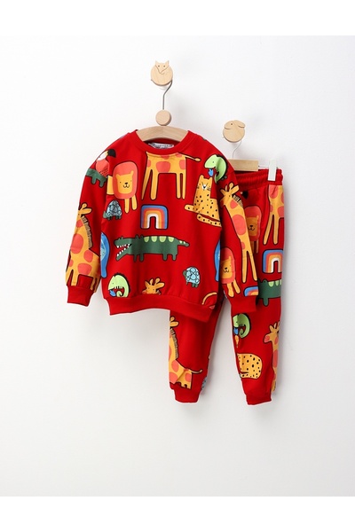 MiniKids Στολή ζώων της ζούγκλας, κόκκινη