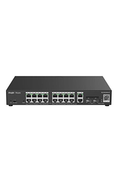 Universal Ruijie 16port poe 250w 2-sfp 2-uplink gigabit managed switch rg-es2...