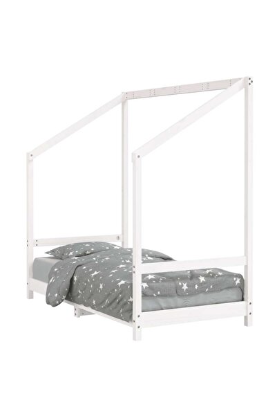 vidaxl Children's bed frame, 80x160 cm, solid pine wood
