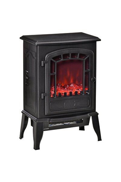 OEM Re-Bloom Electric Fireplace, ABS/Glass, Black, 39 x 24 x 56.5 cm, 1000W/2...