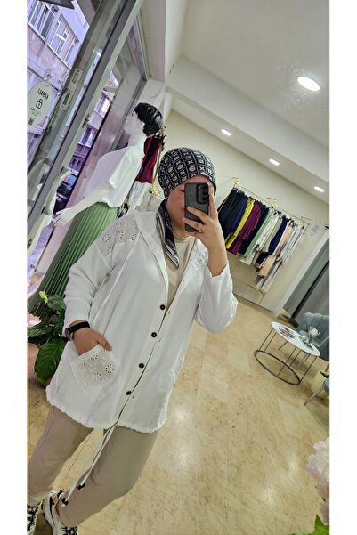 Marka Fisto Detaylı Kapüşonlu Yazlık Ceket