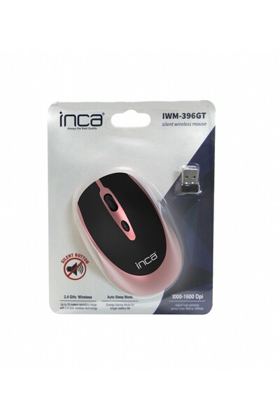 Inca Iwm-396Gt Kablosuz 1600Dpi Optic Gold Mouse