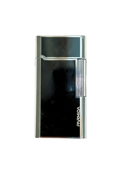Parmida Siyah-Gümüş Soft Alev Puro Çakmak PCM0958
