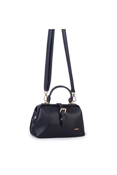 Nas Bag Genuine Leather Look Vintage Doctor's Bag Small Size Hand and Shoulde...