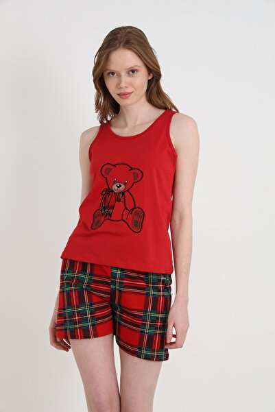 ELİTOL طقم شورت نسائي مطبوع من القطن