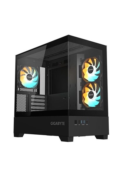 Universal Gigabyte gb-c201p gaming mid-tower pc case black 360mm cooling support