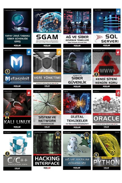 Kodlab Yayın Dağıtım SİBER GÜVENLİK KÜTÜPHANE SETİ
