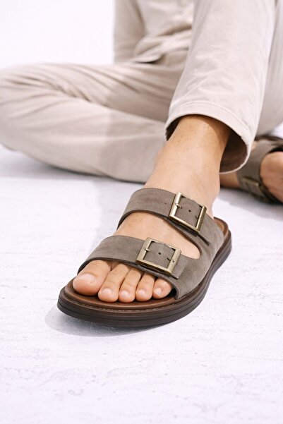 Slipcat Daily Men's Slippers with Double Buckle, Comfortable, Light Sole, Com...