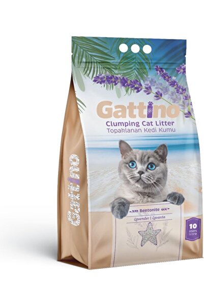 Patiport Gattino Topaklanan Kedi Kumu Lavanta 10 LT