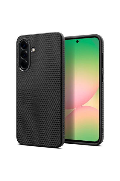 Spigen Husă flexibilă pentru Samsung Galaxy A56 5G, Liquid Air, Negru